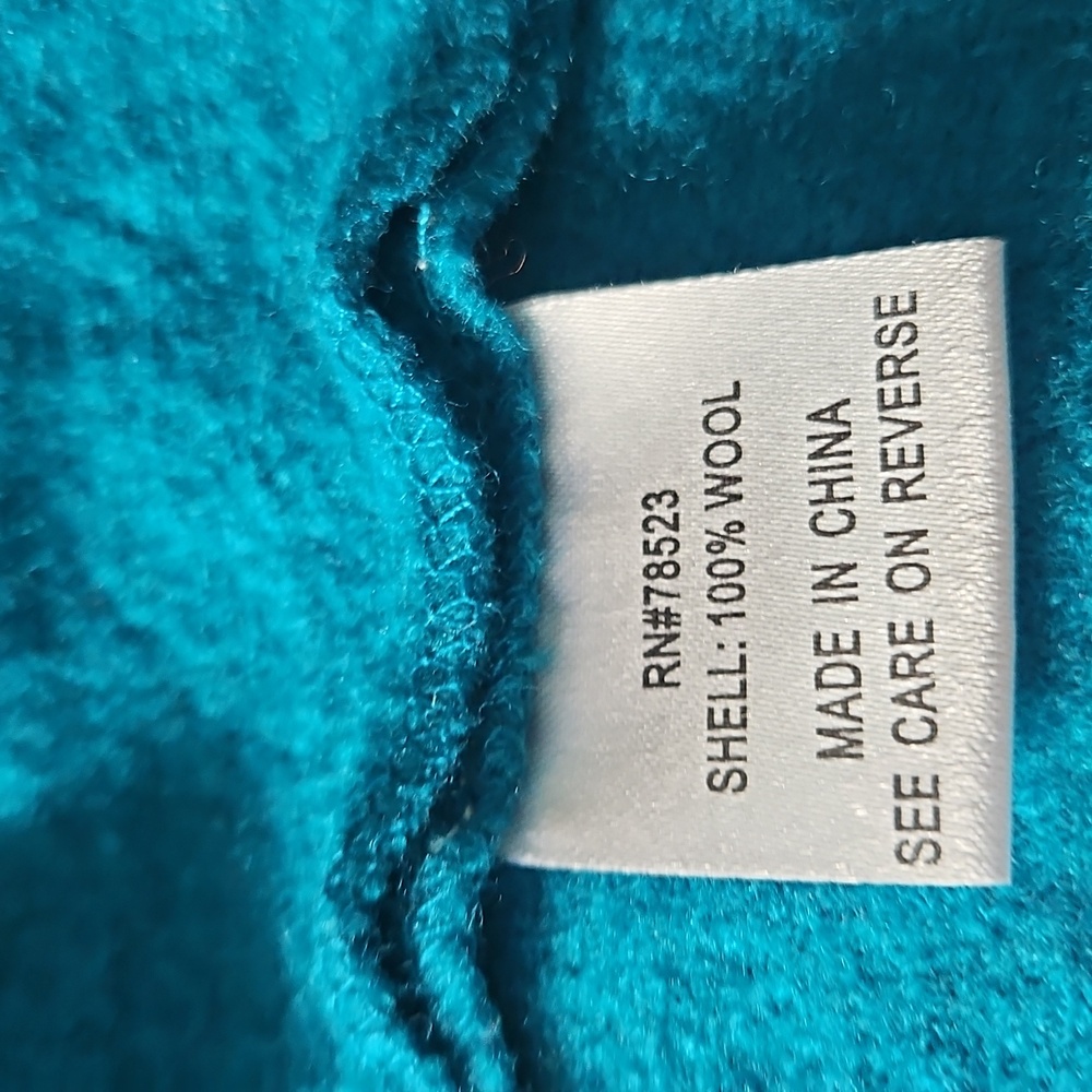 Turquoise Sweater/Coat - Picture 5 of 5